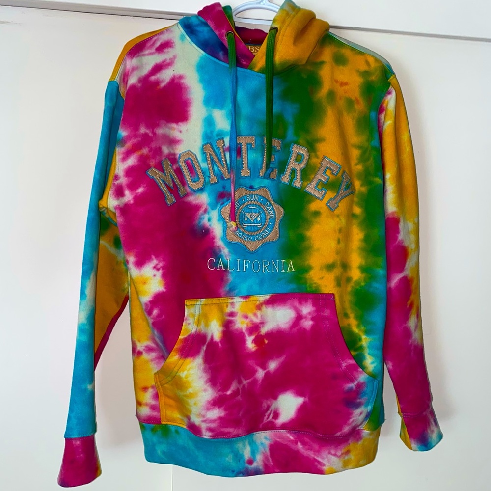 tie dye hoodie